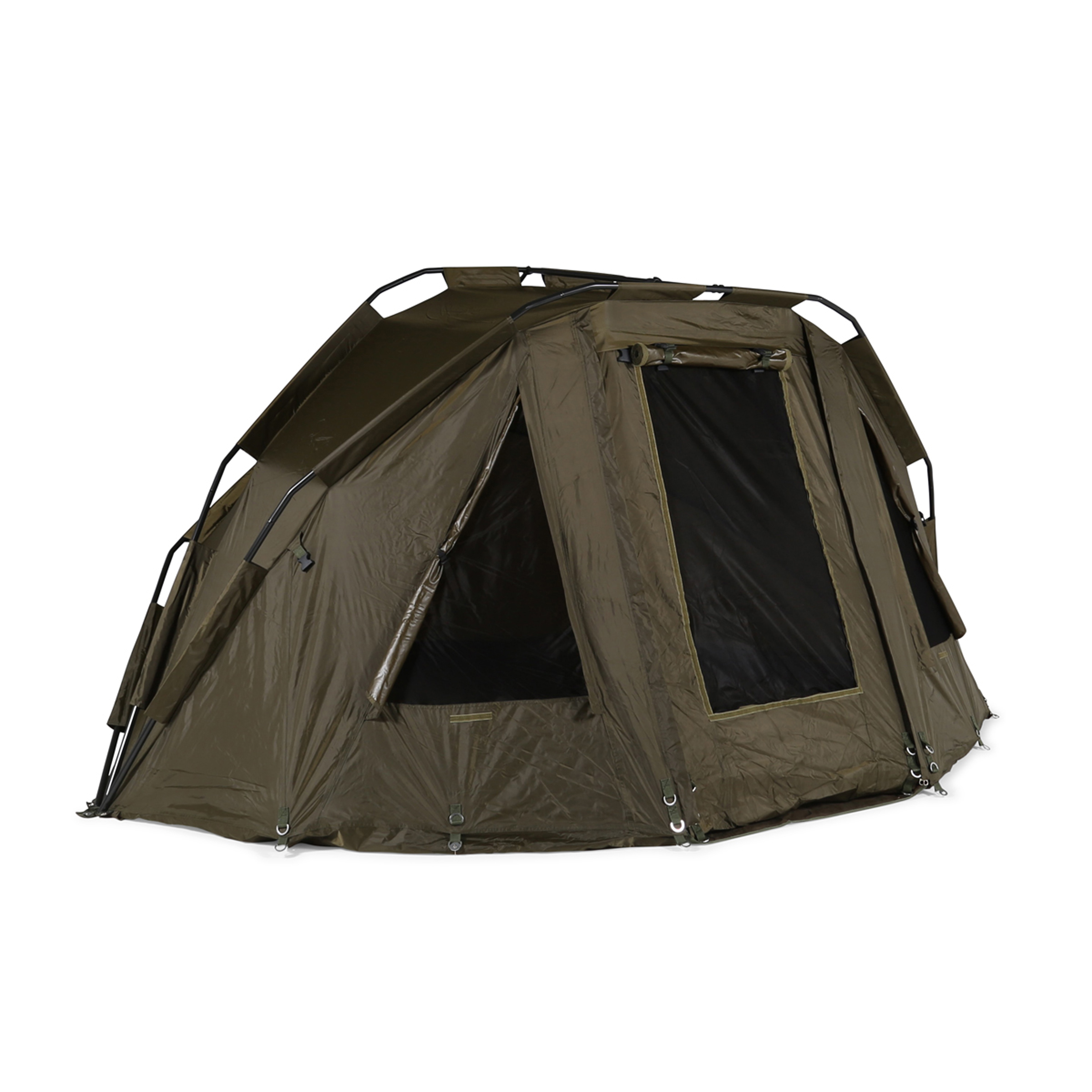 Cyprinus Carp Fishing 2 Man Bivvy Shelter Tent Waterproof With 3 Rib